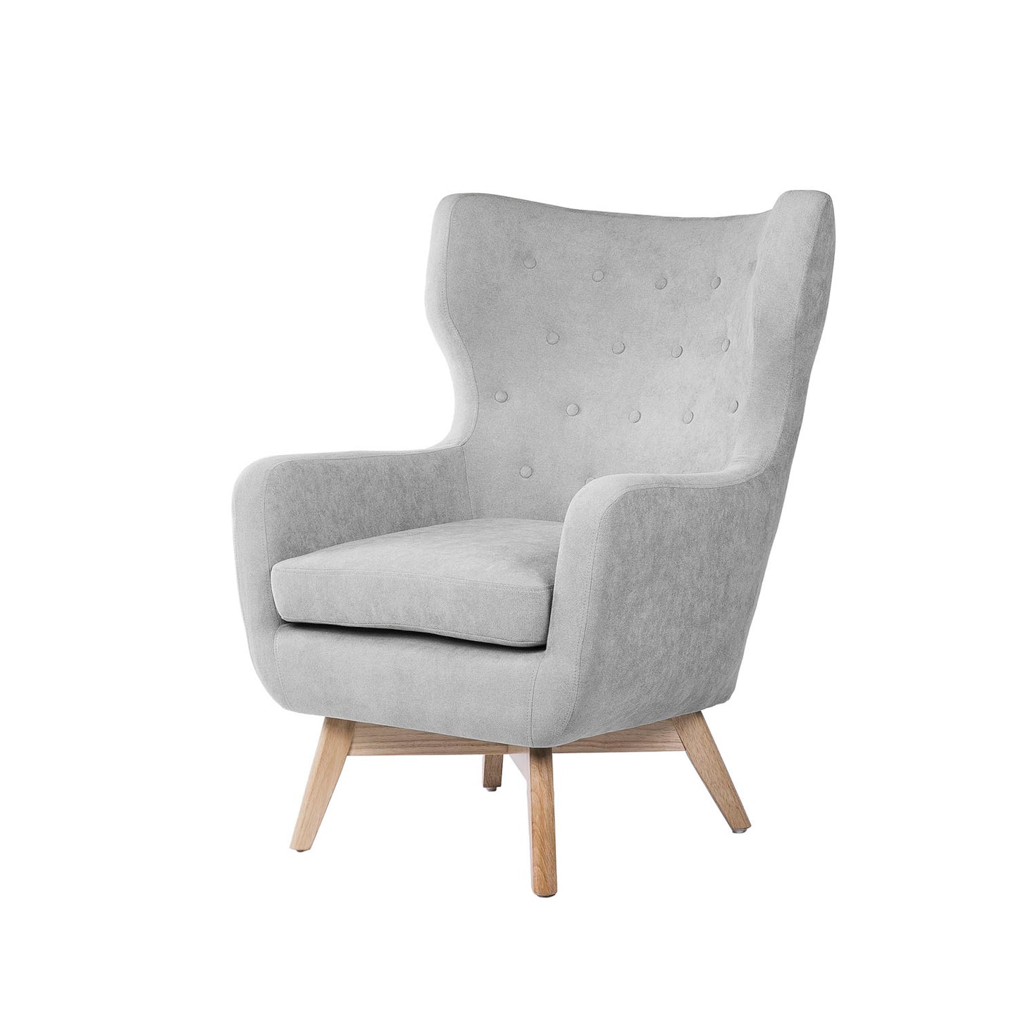 FAUTEUIL LISBONNE GRIS CLAIR