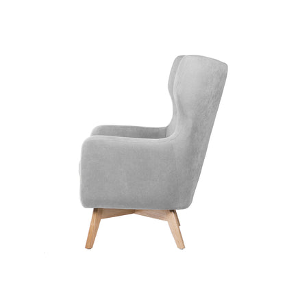 FAUTEUIL LISBONNE GRIS CLAIR