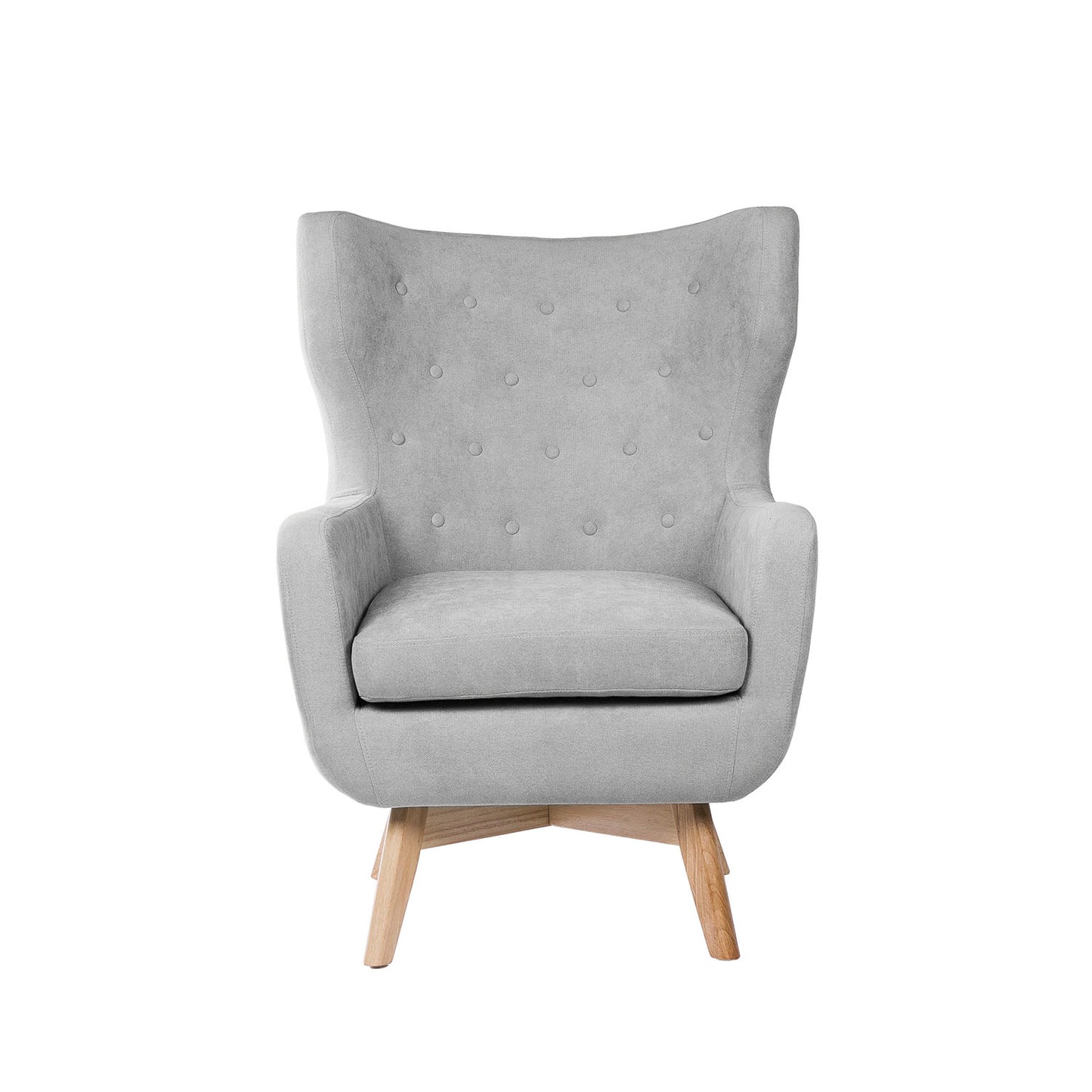 FAUTEUIL LISBONNE GRIS CLAIR