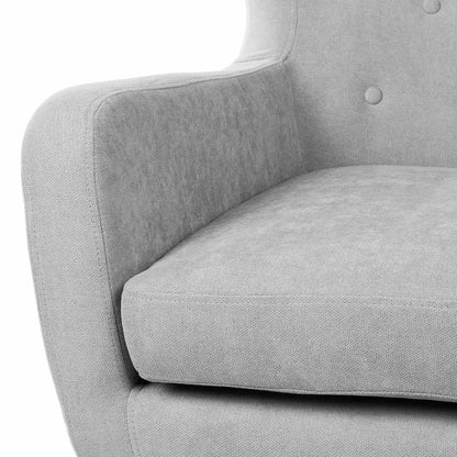 FAUTEUIL LISBONNE GRIS CLAIR